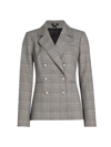 PAIGE WOMEN'S HOLLIE PLAID DOUBLE-BREASTED BLAZER
