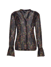 PAIGE WOMEN'S TUSCANY SILK FLORAL BLOUSE