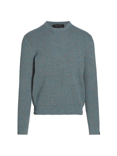 Rag & Bone Men's Dexter Crewneck Sweater In Blue Multi