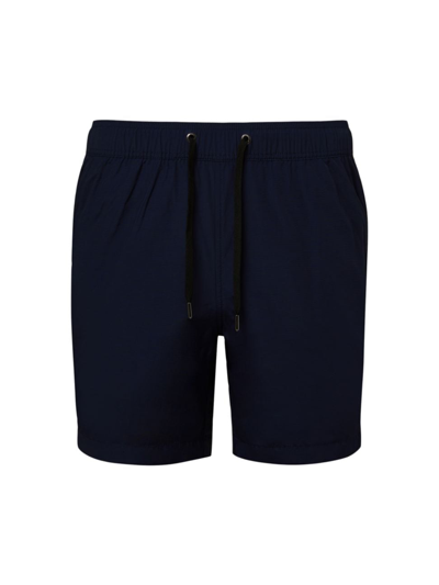 Onia Shorts Aus Einer Leinenmischung Mit Tunnelzug In Deep Navy