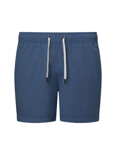 Onia Men's Charles Drawstring Shorts In Steel Blue