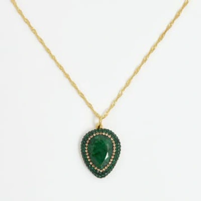Soru Emerald Necklace In Gold