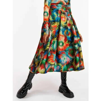 Essentiel Antwerp Esanta Multicolor Midi Skirt