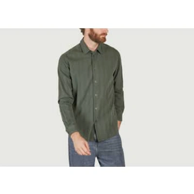 Samsoesamsoe Liam Fx Shirt 14979 In Green