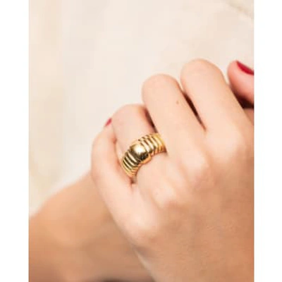 Ariane Jewels Serpentine Ring In Gold