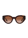 Burberry Woman Sunglass Be4390 Meadow In Brown Gradient