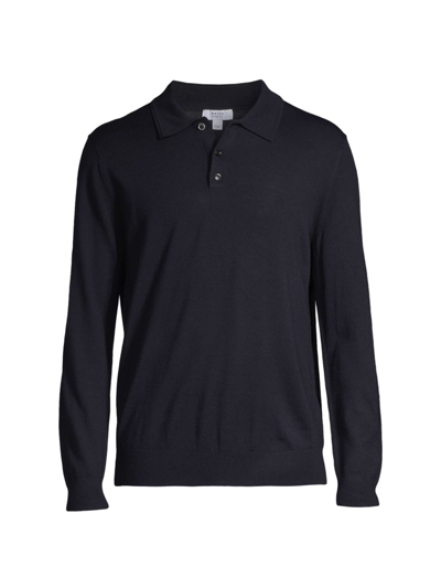 Reiss Men's Trafford Polo Jumper In Navy