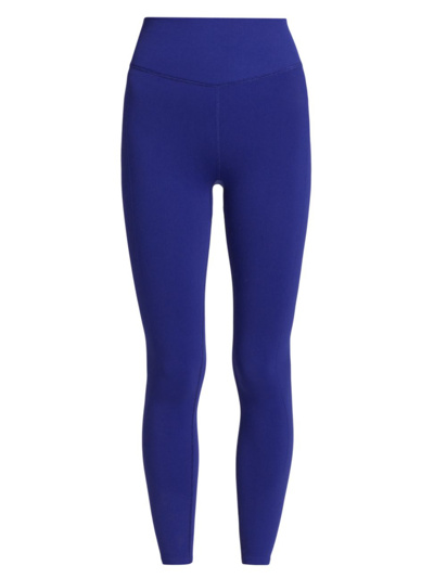 Fp Movement Women's High-rise Jersey Ankle Leggings In Blue Stone