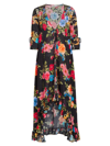 JOHNNY WAS WOMEN'S FLORAL HIGH-LOW COVER-UP