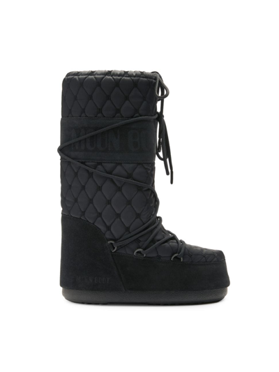Moon Boot Stivali Icon Quilted  In Black