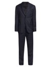 SAKS FIFTH AVENUE MEN'S COLLECTION PLAID SINGLE-BREASTED SLIM-FIT SUIT