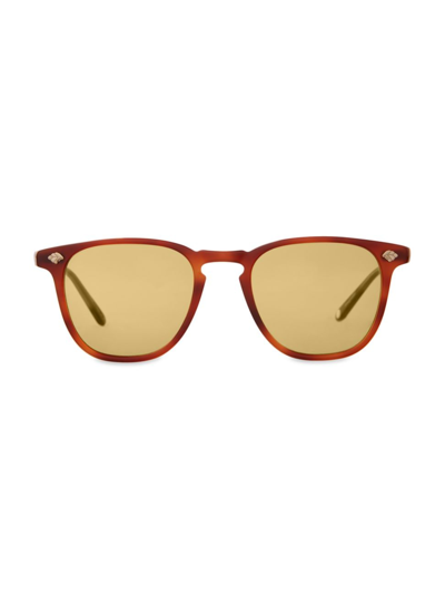 Garrett Leight Brooks Ii Sunglasses In Tortoise/orange Solid