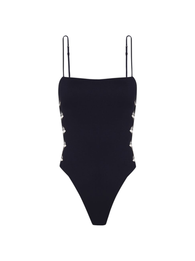 Vix By Paula Hermanny Women's Zoe One-piece Swimsuit In Black