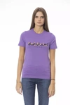 BALDININI TREND PURPLE COTTON TOPS & T-SHIRT