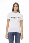 BALDININI TREND WHITE COTTON TOPS & T-SHIRT