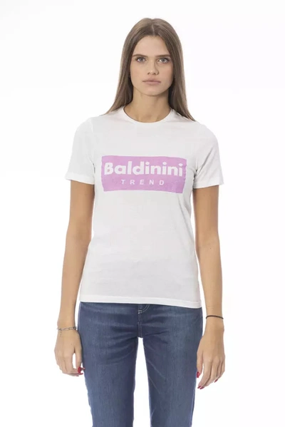 Baldinini Trend Cotton Tops & Women's T-shirt In White