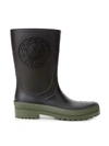 Dior Logo Embossed Round Toe Rain Boots