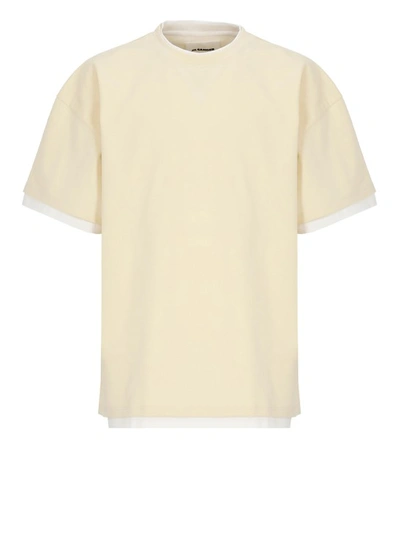 Jil Sander T-shirt In Yellow