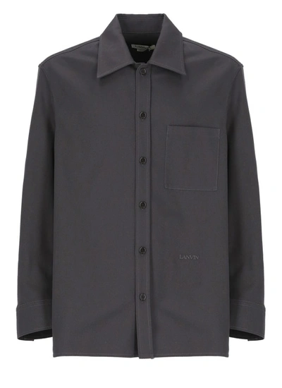 Lanvin Cocoon Shirt In Grey