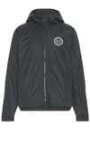 BRIXTON CLAXTON CREST ARCTIC FLEECE LINED HOOD JACKET