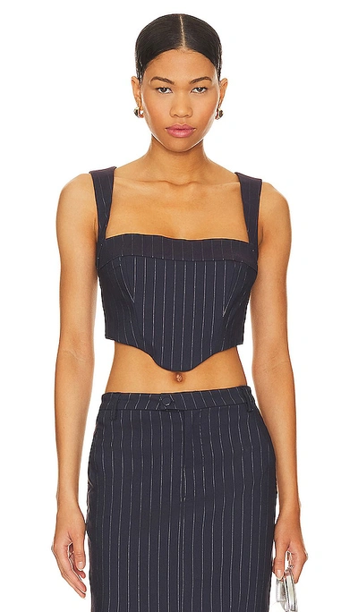 Bardot Sian Bustier In Navy