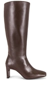 Alohas Isobel Leather Boots In Brown