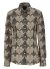Etro Paisley Print Long Sleeve Cotton Stretch Poplin Button-up Shirt In Multicolor