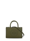 Tory Burch Ella Mini Bio Tote In Olive Green