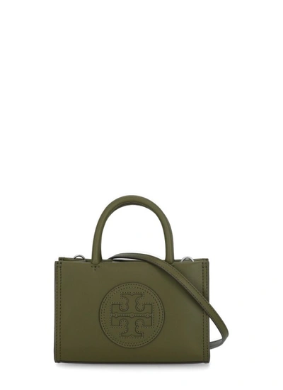 Tory Burch Ella Mini Bio Tote In Grey