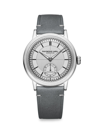 RAYMOND WEIL WOMEN'S MILLESIME STAINLESS STEEL & LEATHER STRAP WATCH/39.5MM
