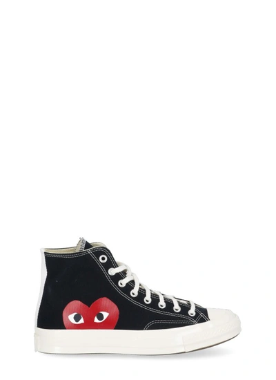 Comme Des Garcons X Converse Comme Des Garcons Play X Converse High-top Sneakers In Black