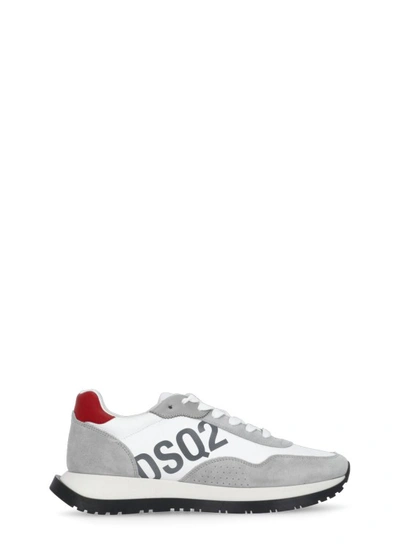 Dsquared2 Trainer Running In White