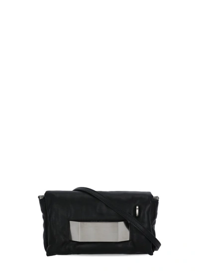 Rick Owens Pillow Griffin Shoulder Bag In Black