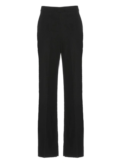 Etro Wide-leg Wool Trousers In Black