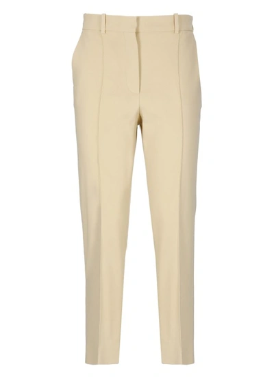 Lanvin Trousers Ivory In Neutrals