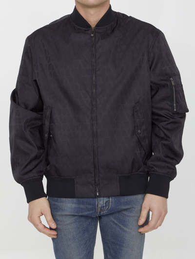 VALENTINO TOILE ICONOGRAPHE NYLON BOMBER