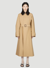 BOTTEGA VENETA LEATHER TRENCH COAT