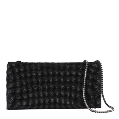 Benedetta Bruzziches Die Another Day Embellished Zipped Shoulder Bag In Black