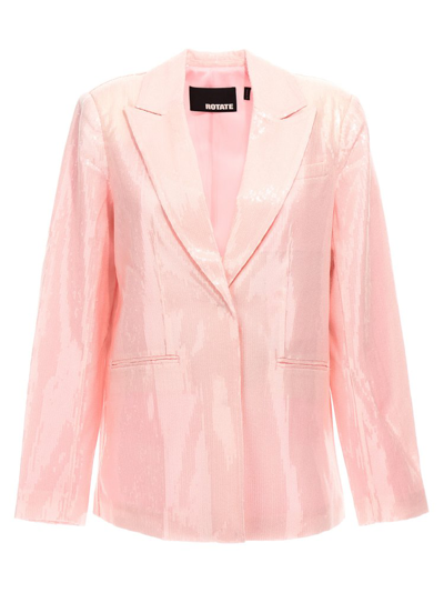 Rotate Birger Christensen Rotate Sequin In Pink