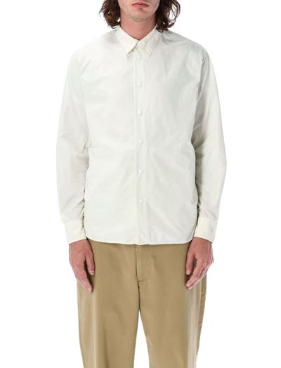 Aspesi Long-sleeved Buttoned Shirt In White