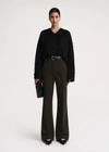 Totême Petite Alpaca Blend Knit Sweater In Black