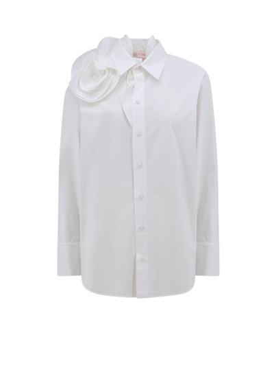 Valentino Buttoned Long In White