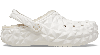 Crocs Classic Lined Geometric Clog In White