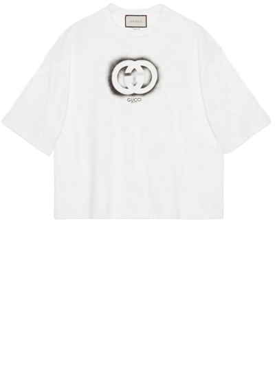 Gucci Cotton Jersey T-shirt In White