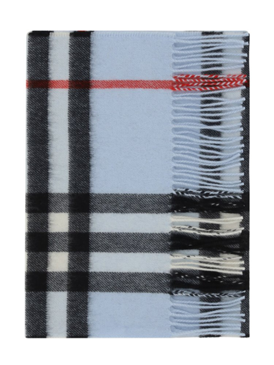 Burberry Checked Cashmere Scarf In Multi