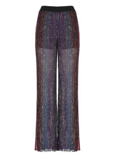 Missoni Sequin-embellished Wide-leg Trousers In Multi