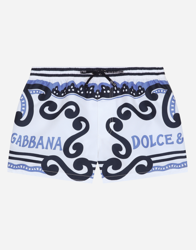 Dolce & Gabbana Boxer Corto In Multi