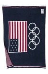 BAREFOOT DREAMS COZYCHIC™ TEAM USA FLAG THROW BLANKET