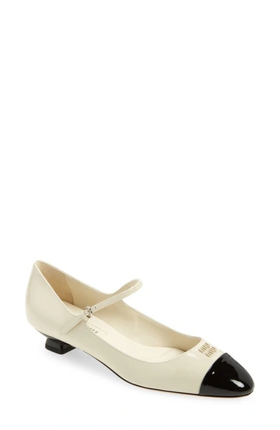 miu miu mary jane platform pump