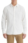 Vince Men's Stretch Button-front Oxford Shirt In Optic White
